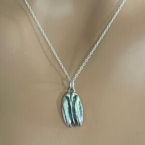Sterling Silver Pecan Necklace